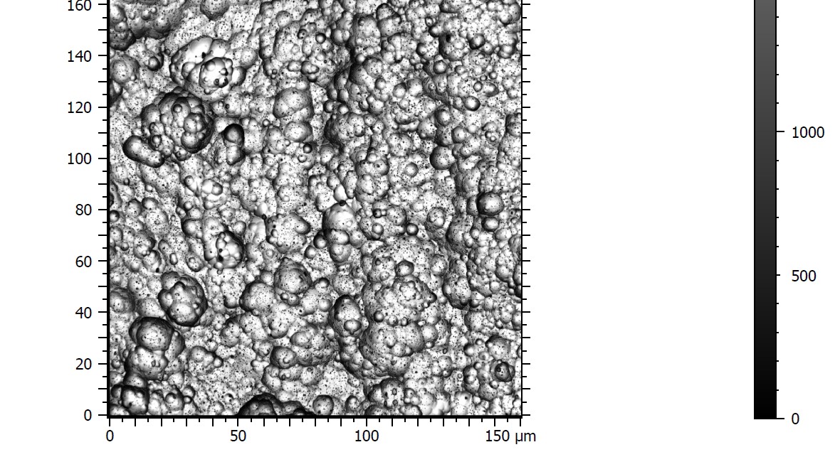 Confocal Scanning Microscope: Metal surface